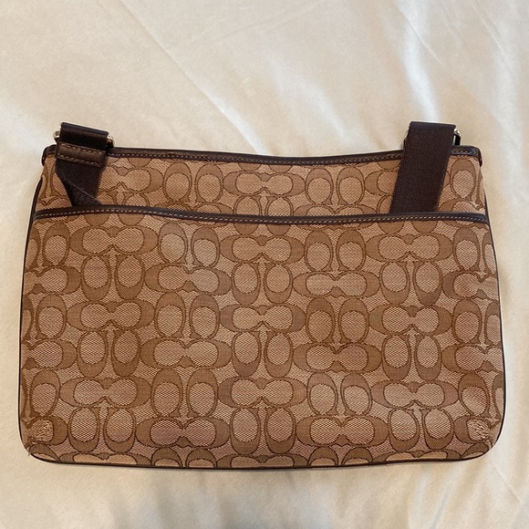 Coach Signature Print Canvas Satchel - Picture 2 of 12
